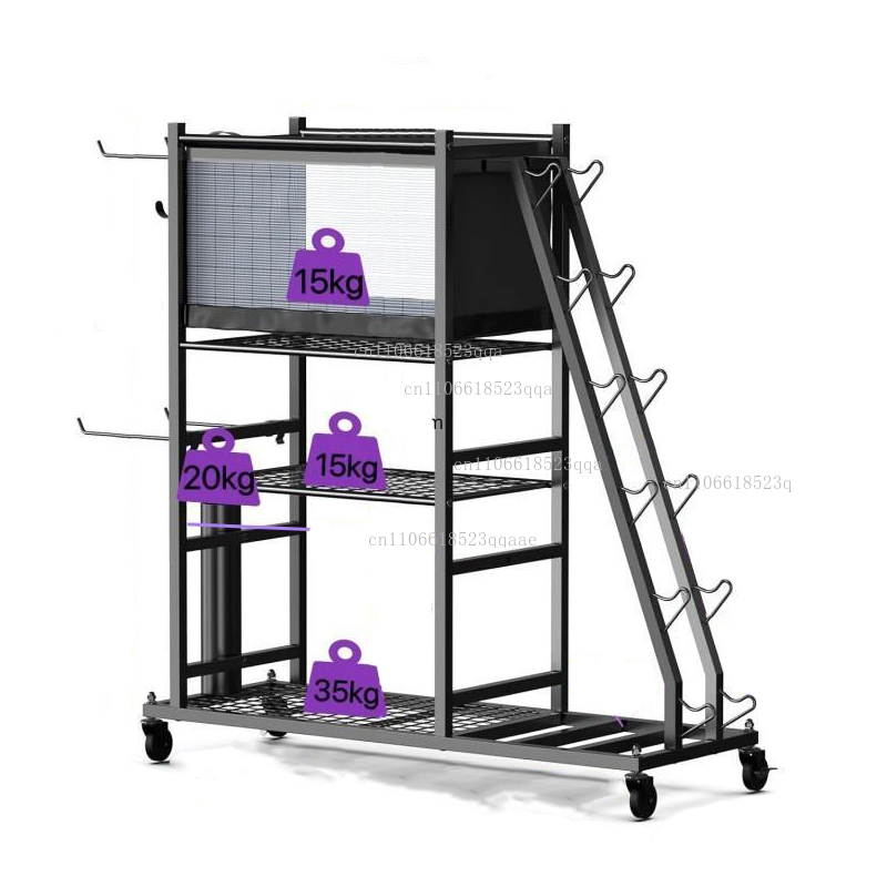 Home Gym Yoga Storage - Rak Penyimpanan Alat Fitness Rumahan untuk