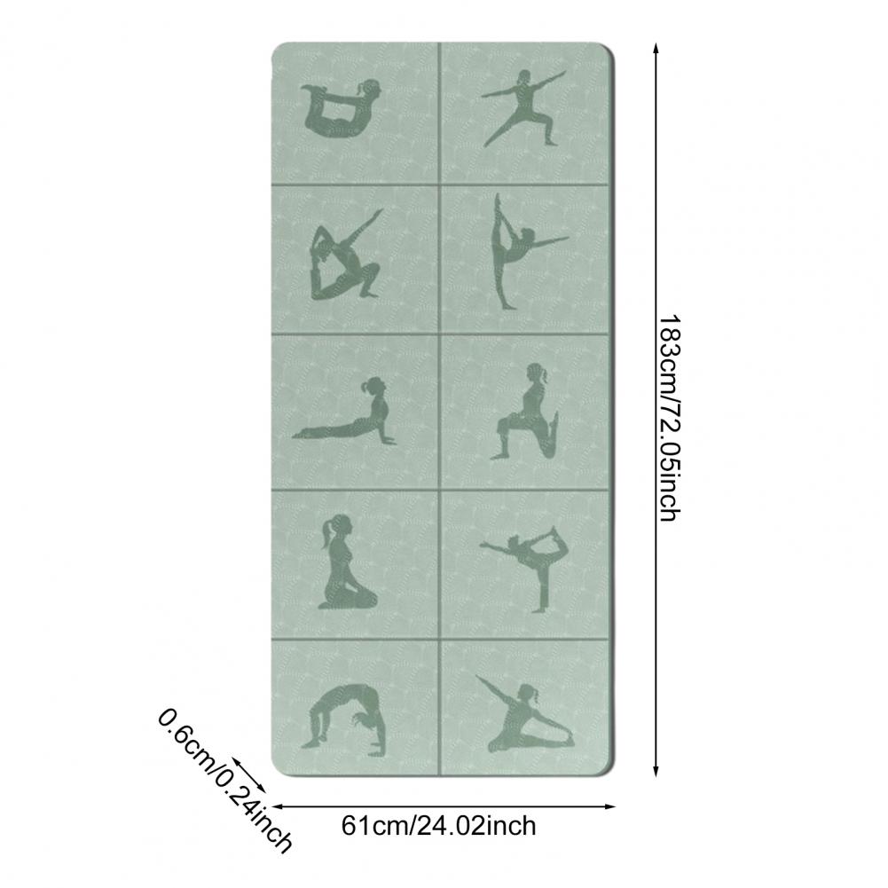 Home Gym Yoga Mat - Matras Yoga Lipat Ekstra Portabel untuk