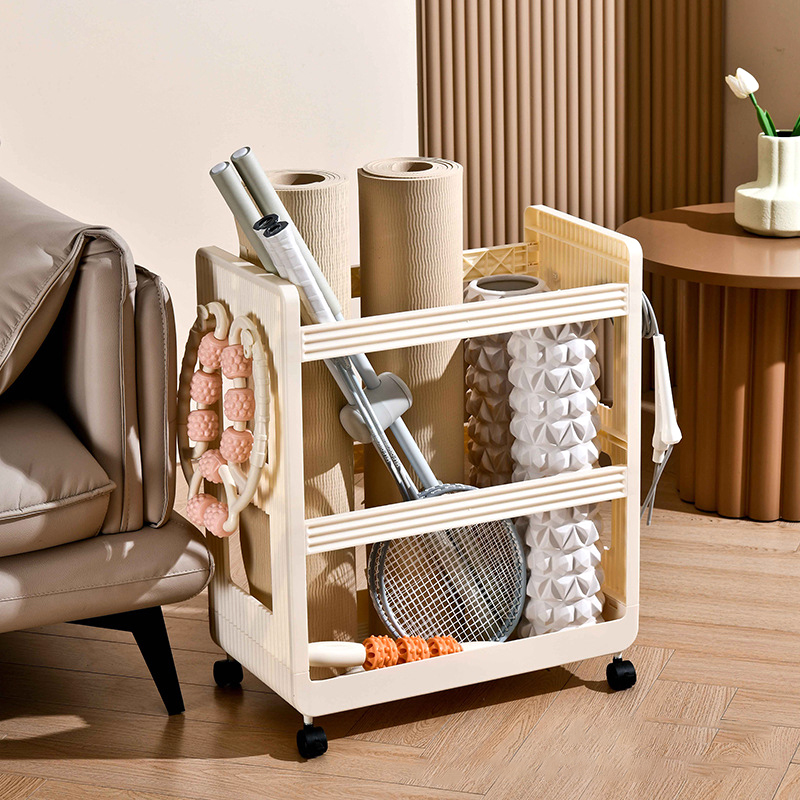 Home Gym Yoga Storage - Rak penyimpanan perlengkapan Yoga, rak penyimpanan