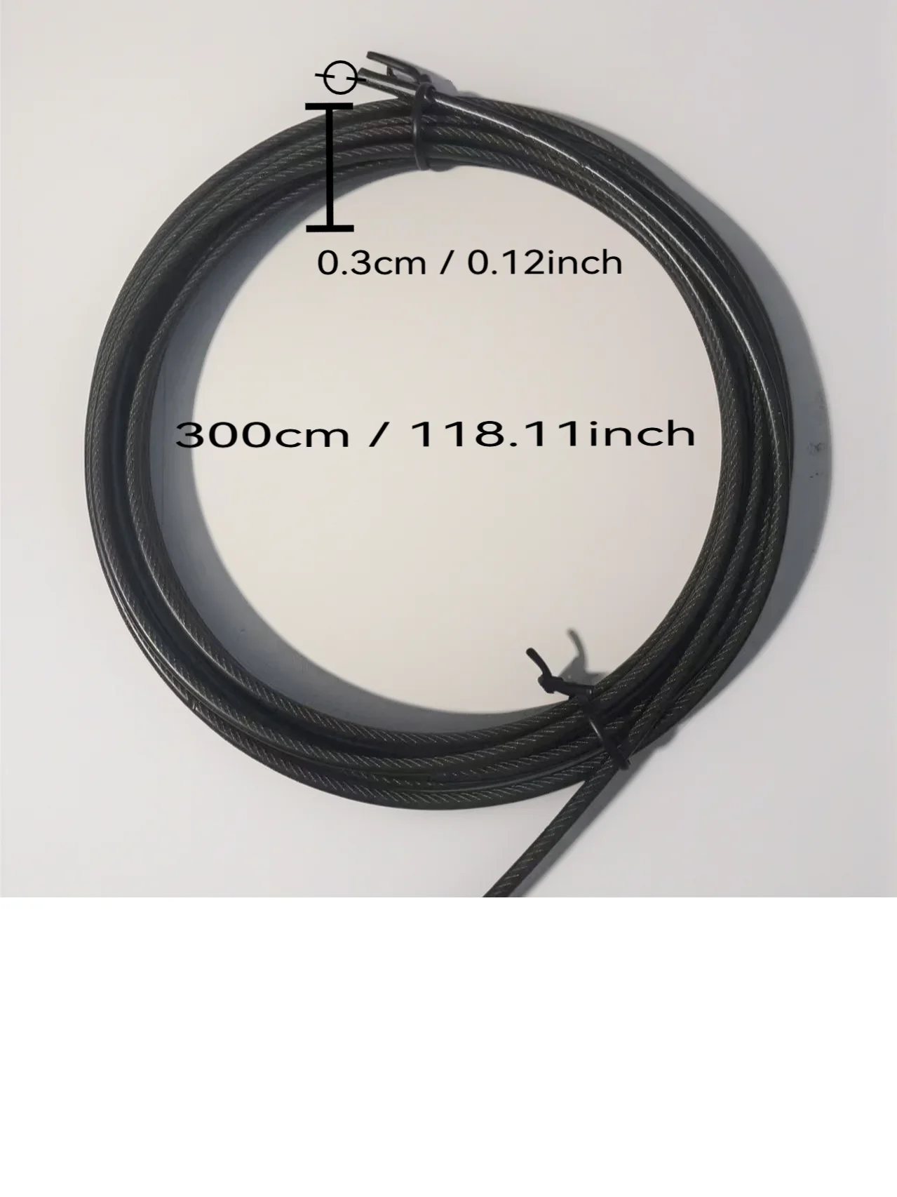 Jump Rope Bearing - Kawat baja berlapis karet 3.0, set