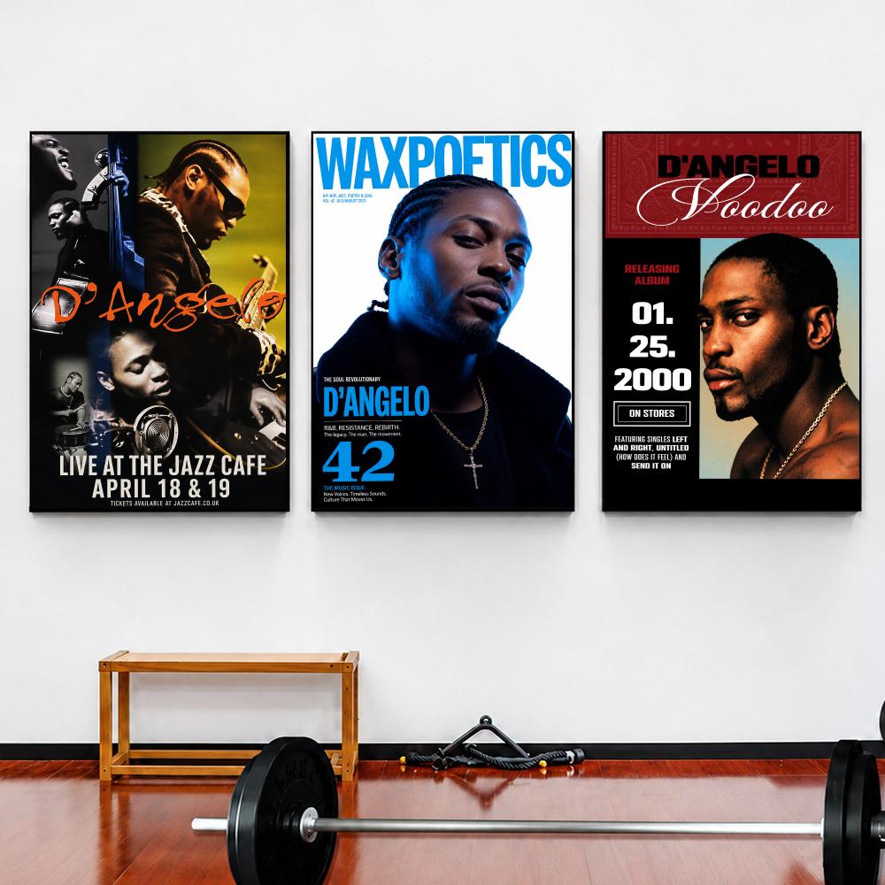 Poster Seni Dinding Penyanyi D - Home Gym Icon ulasan dan harga