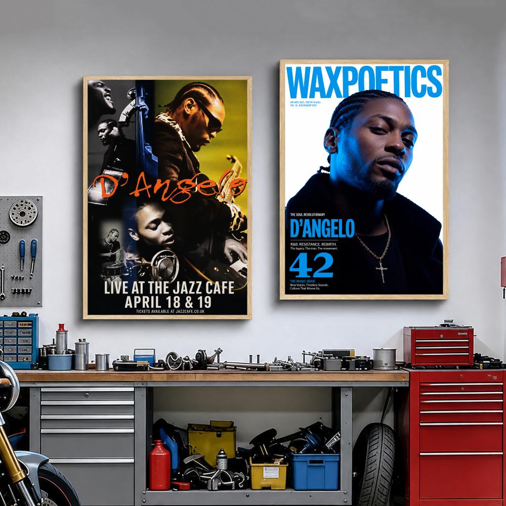 Poster Seni Dinding Penyanyi D - Home Gym Icon ulasan dan harga