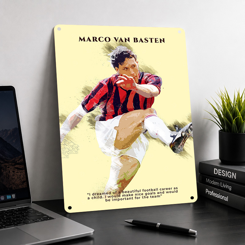 Poster Aluminium Marco Van Bas - Home Gym Icon ulasan dan harga