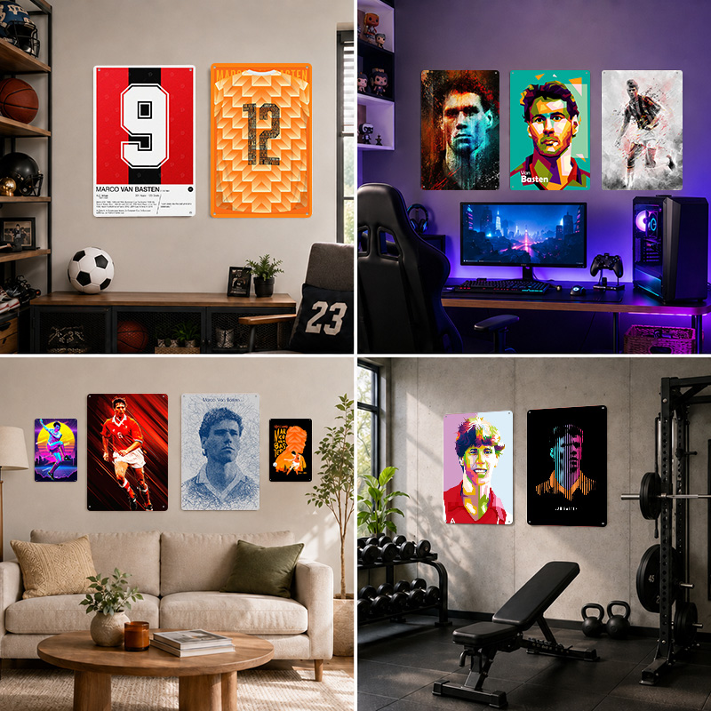Poster Aluminium Marco Van Bas - Home Gym Icon ulasan dan harga