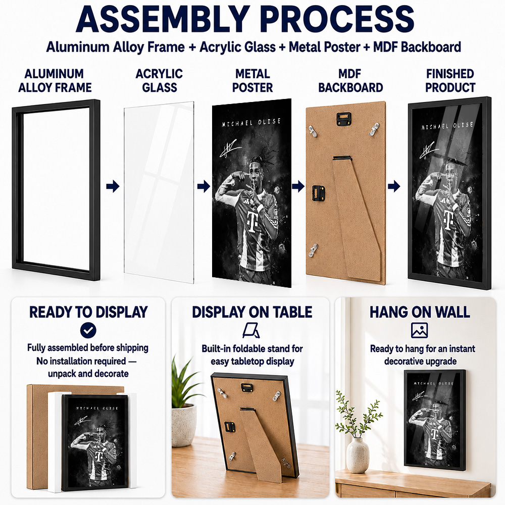 Bingkai Logam Gambar Gol Sepak - Home Gym Icon ulasan dan harga