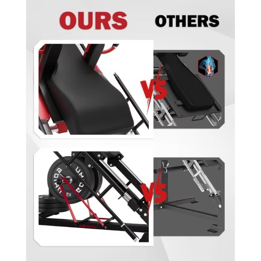 Mesin Leg Press Hack Squat 3-i - Home Gym Quad Machine ulasan dan harga