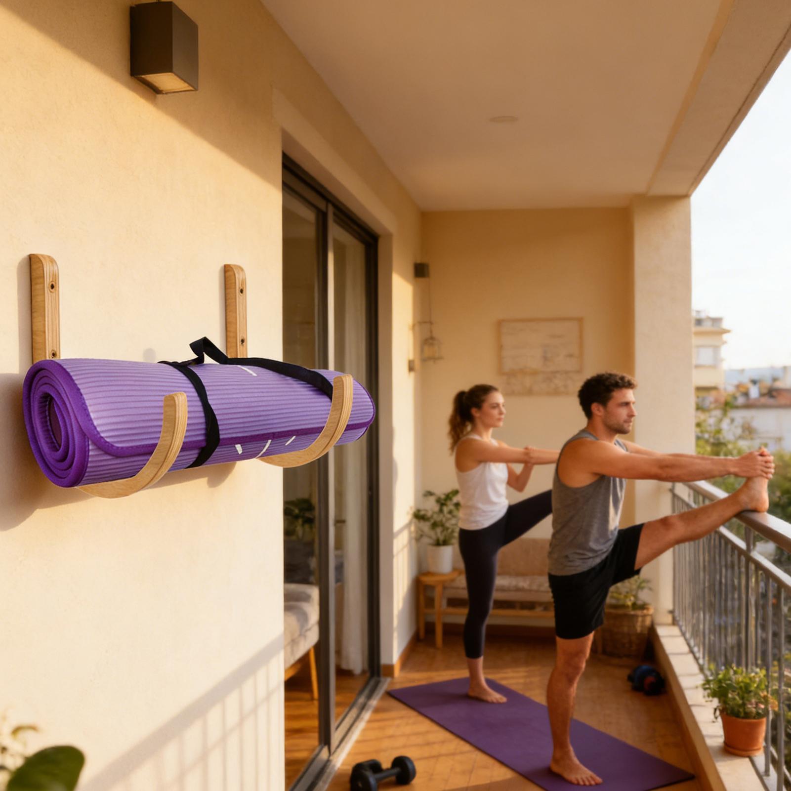 Organizer Matras Yoga 2 Buah K - Home Gym Yoga Storage ulasan dan harga