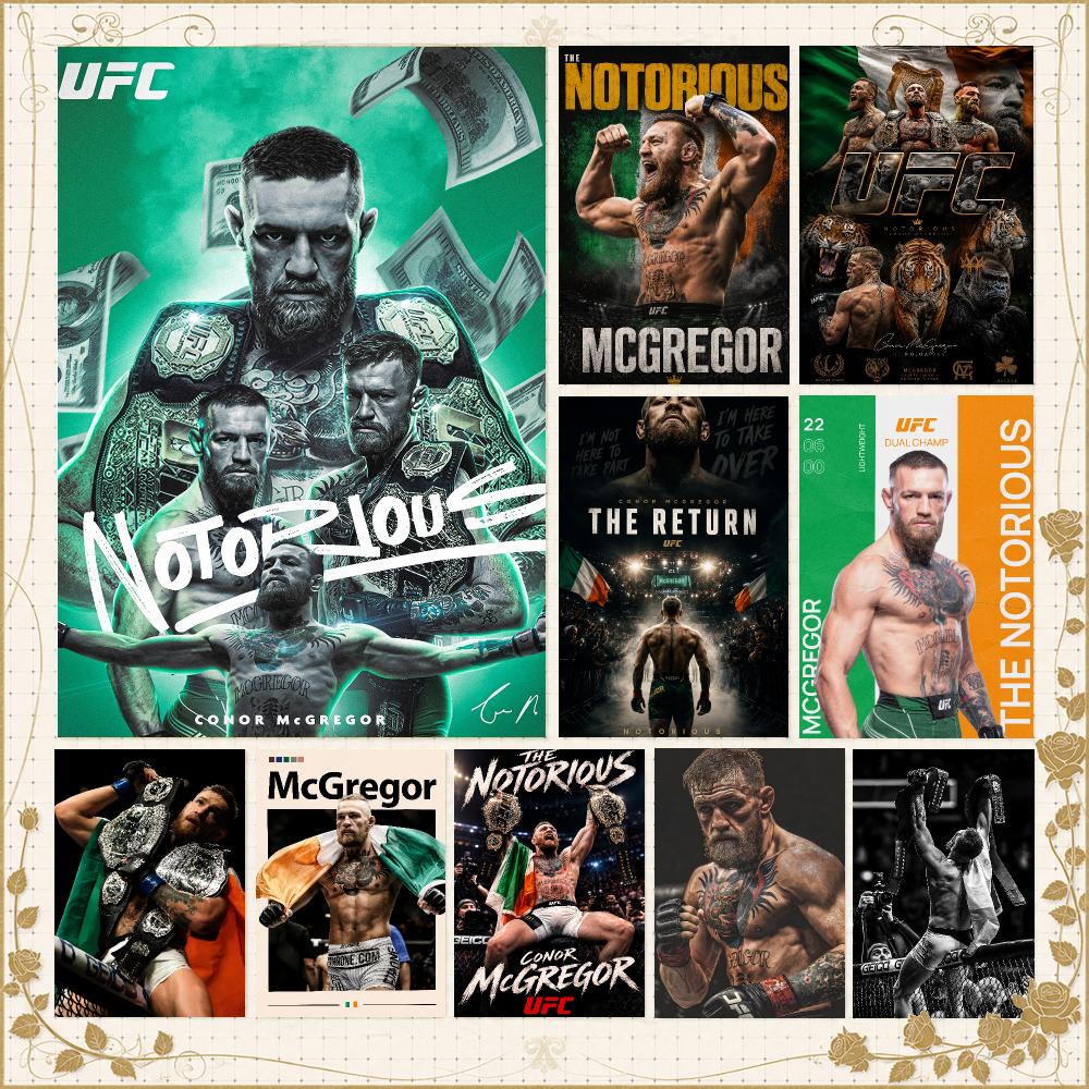 Poster Seni Dinding Ikon UFC P - Home Gym Icon ulasan dan harga