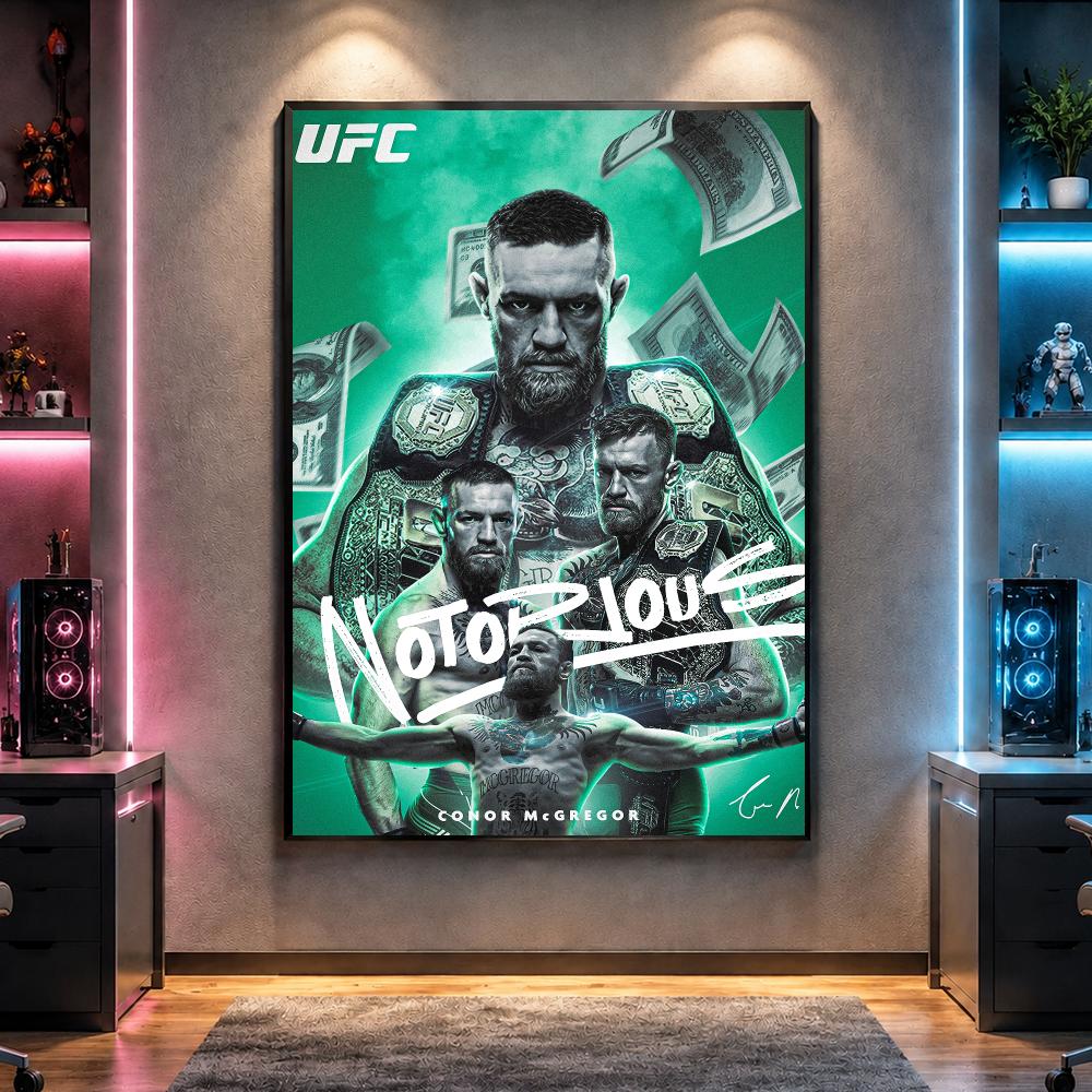 Poster Seni Dinding Ikon UFC P - Home Gym Icon ulasan dan harga