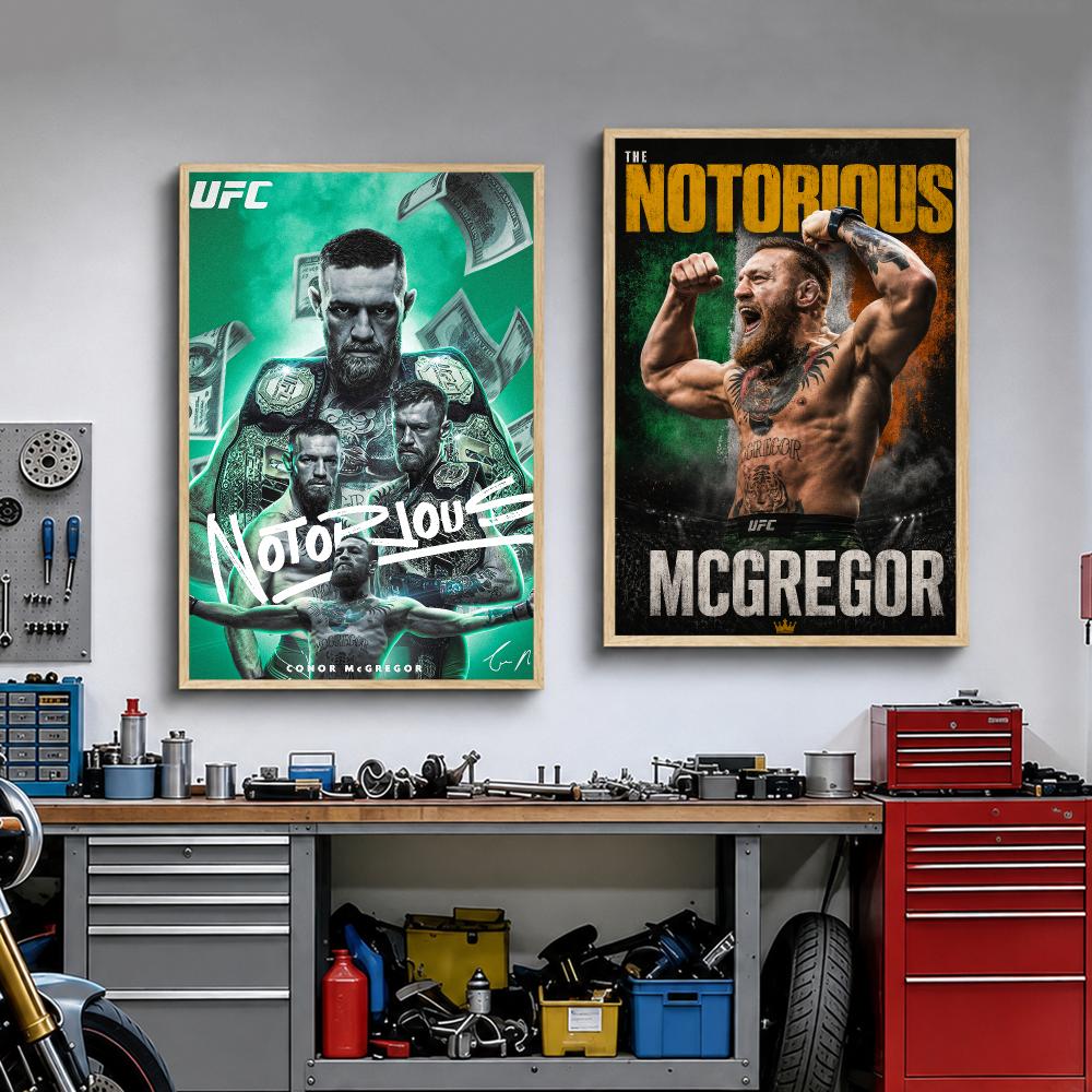 Poster Seni Dinding Ikon UFC P - Home Gym Icon ulasan dan harga