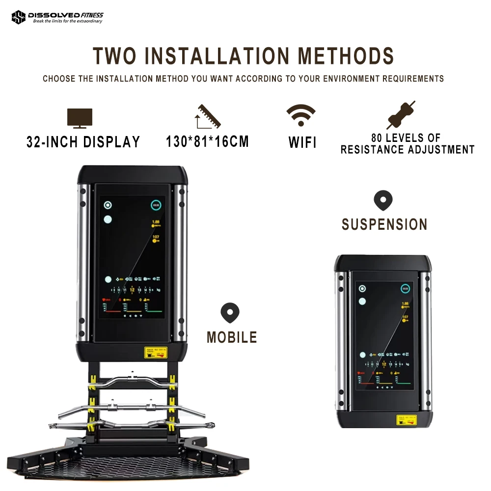 Cermin Latihan LCD AI Pintar y - Home Gym Wall Mounted ulasan dan harga