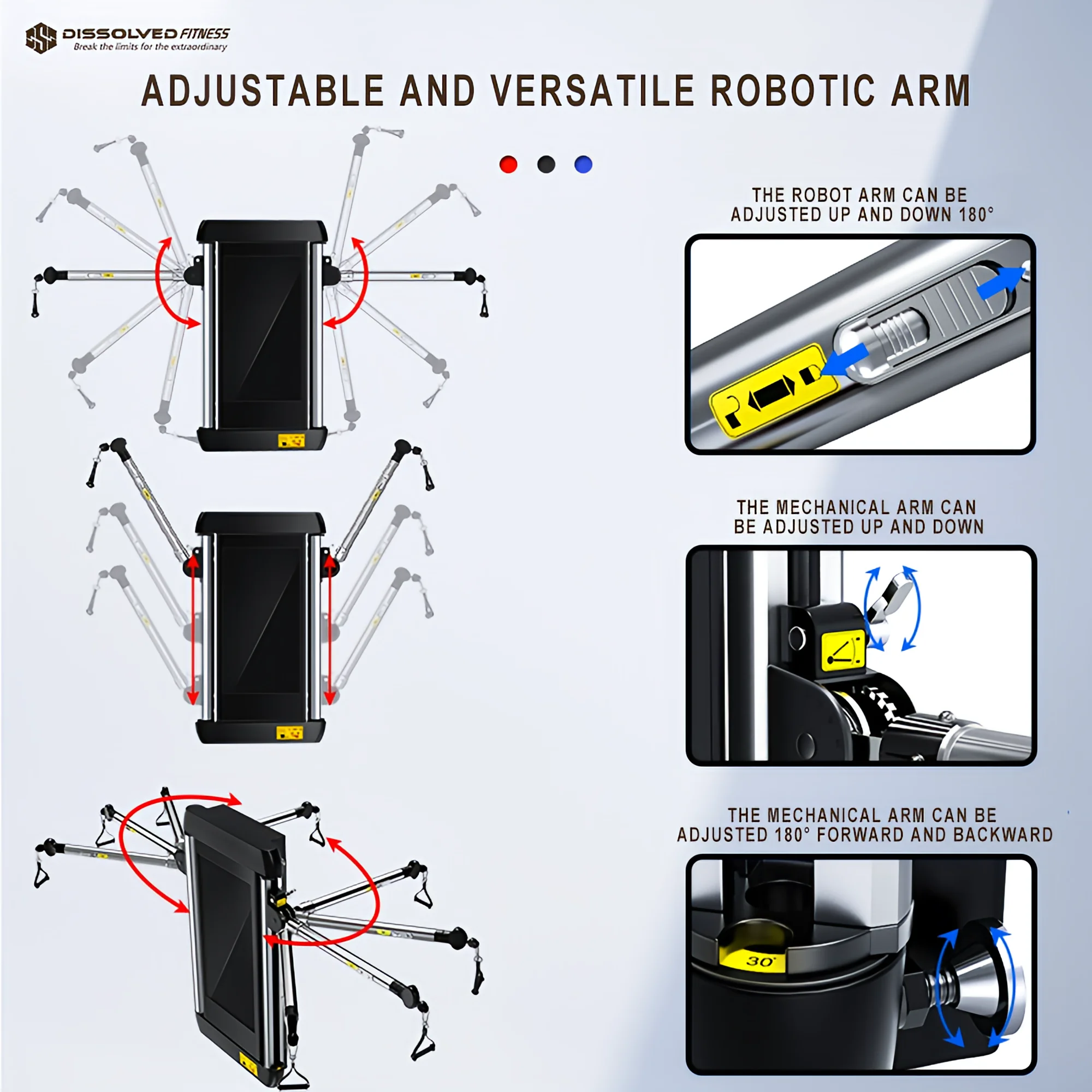 Cermin Latihan LCD AI Pintar y - Home Gym Wall Mounted ulasan dan harga