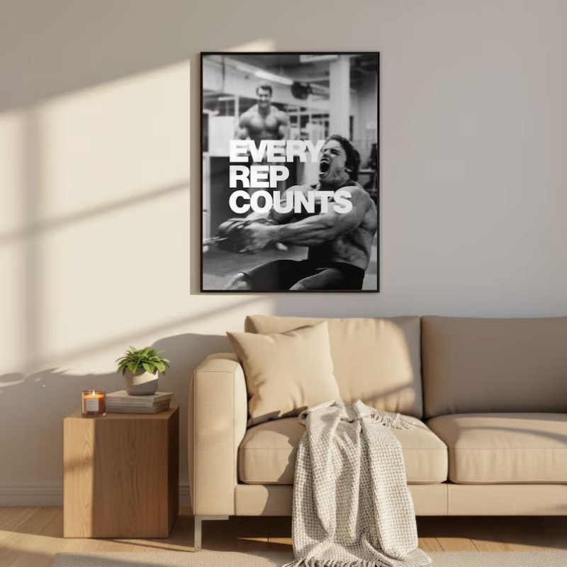 Poster Kutipan Motivasi Ikon P - Home Gym Icon ulasan dan harga