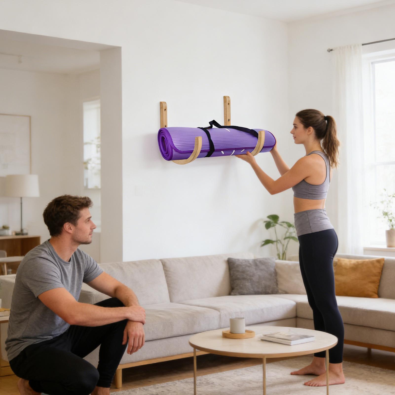 Tempat Penyimpanan Matras Yoga - Home Gym Yoga Storage ulasan dan harga
