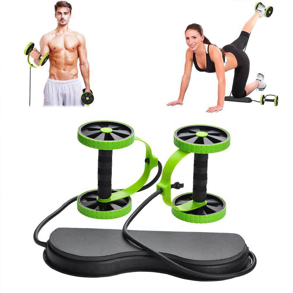 Perut Double Wheel AB Roller G - Home Gym Second ulasan dan harga