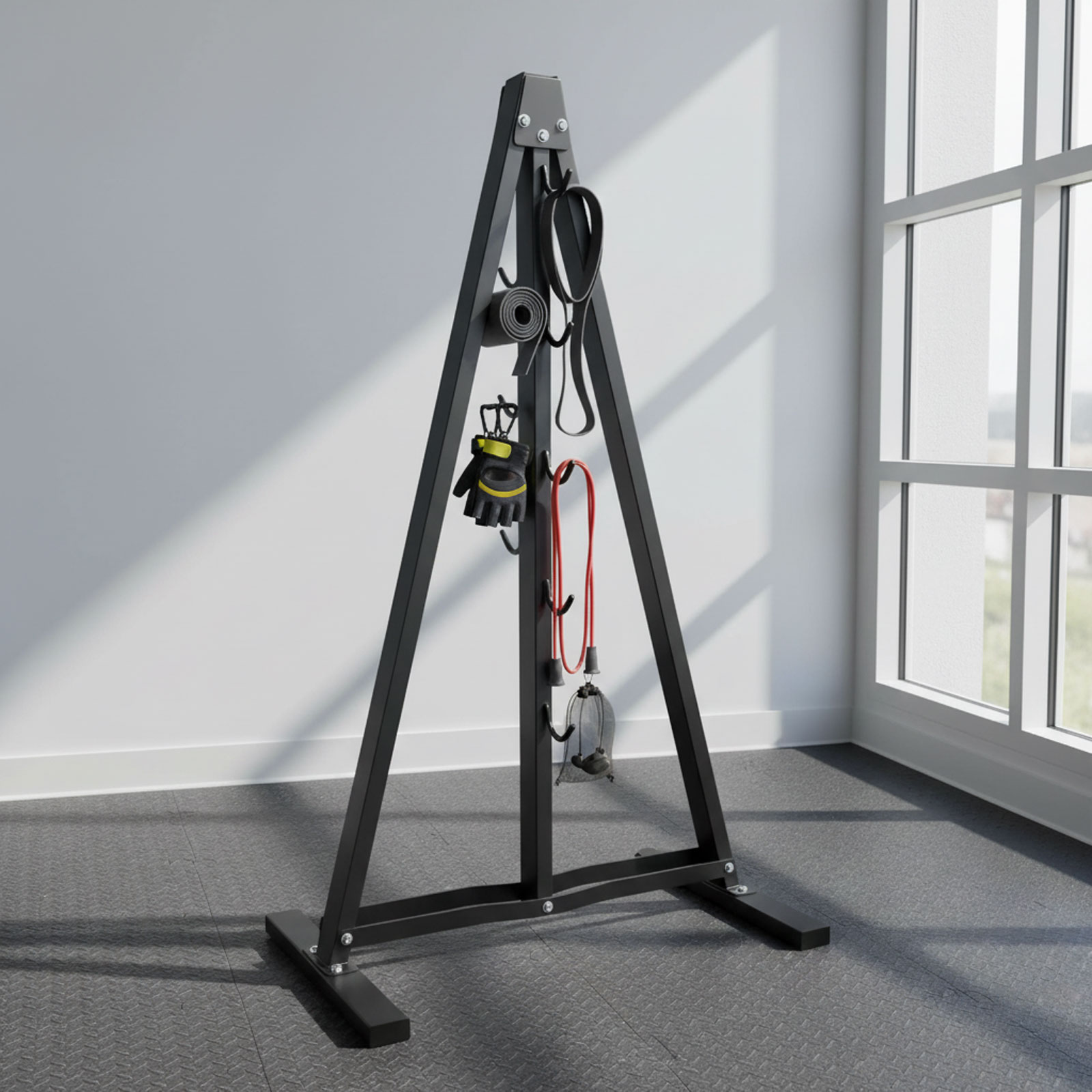 Rak Penyimpanan Alat Latihan L - Home Gym Wall Mounted ulasan dan harga