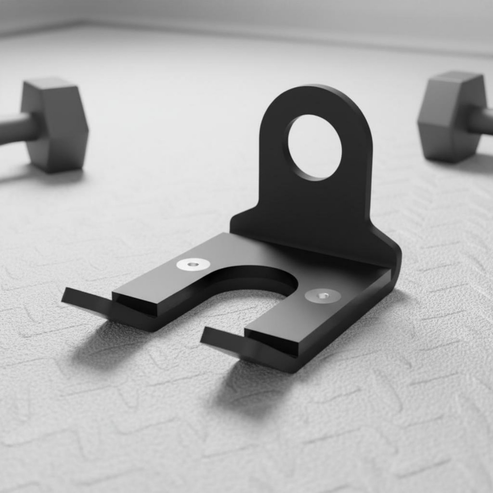 Rak Barbel Dinding Standar, Pe - Home Gym Wall Mounted ulasan dan harga