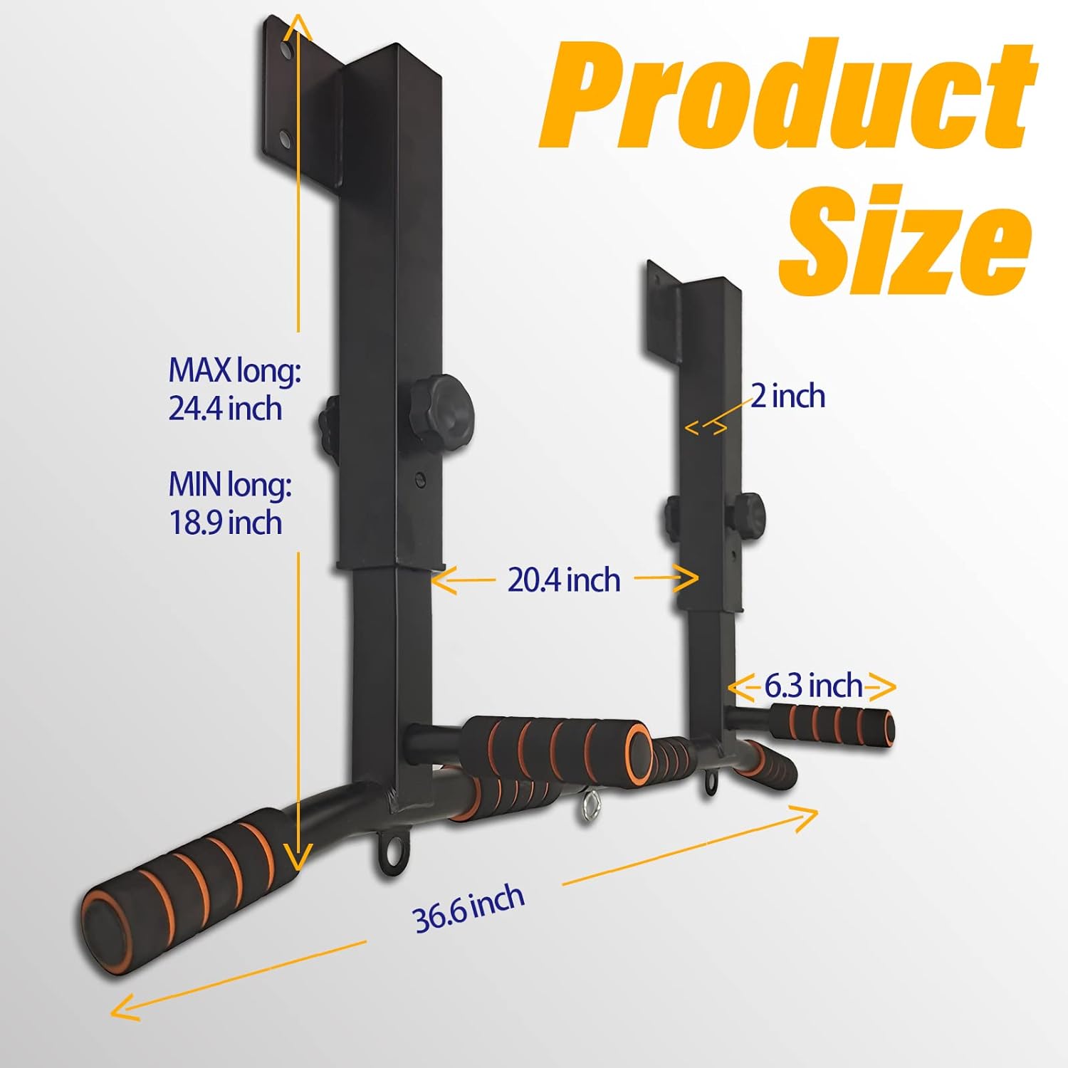 Stasiun Dip Multifungsi yang D - Home Gym Wall Mounted ulasan dan harga