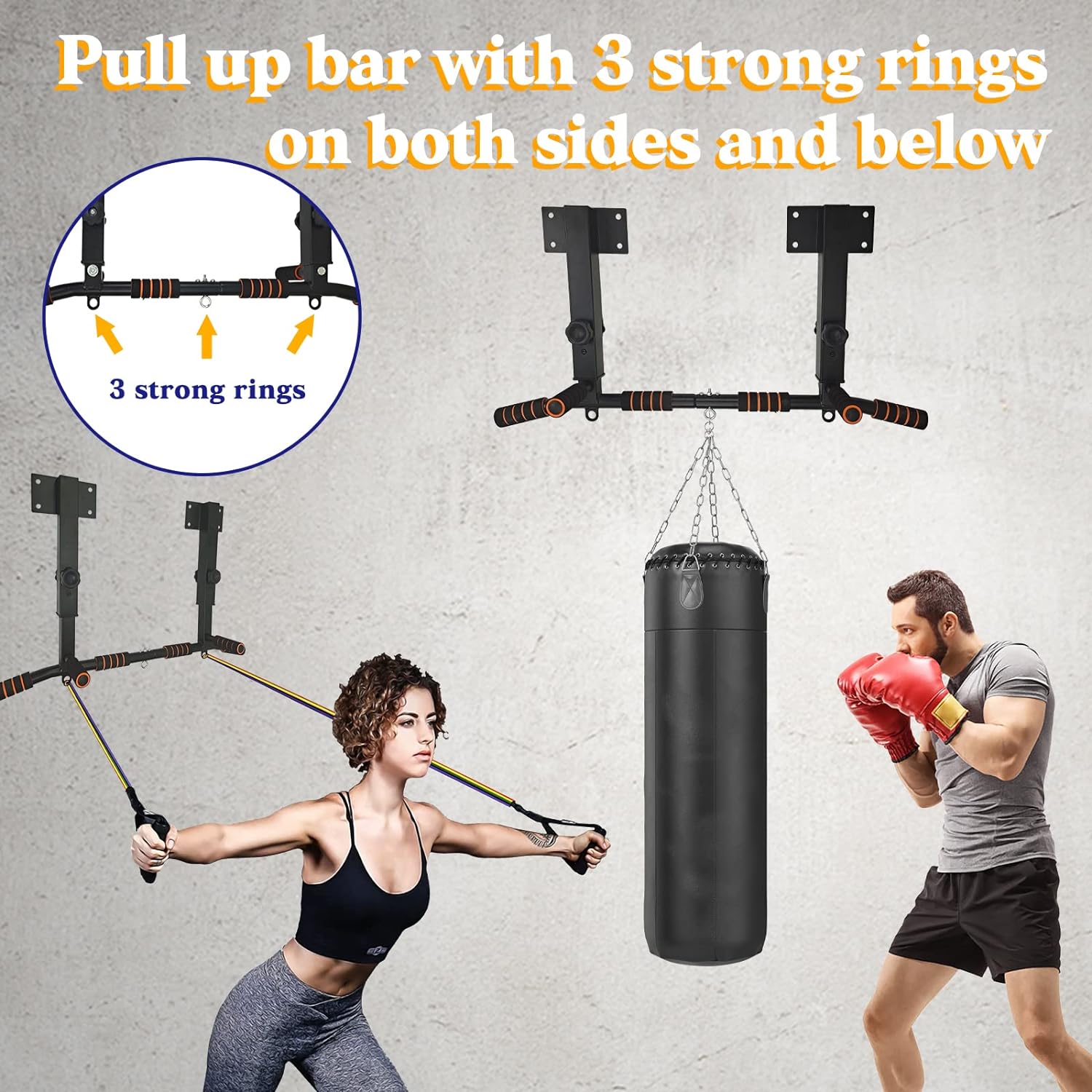 Stasiun Dip Multifungsi yang D - Home Gym Wall Mounted ulasan dan harga