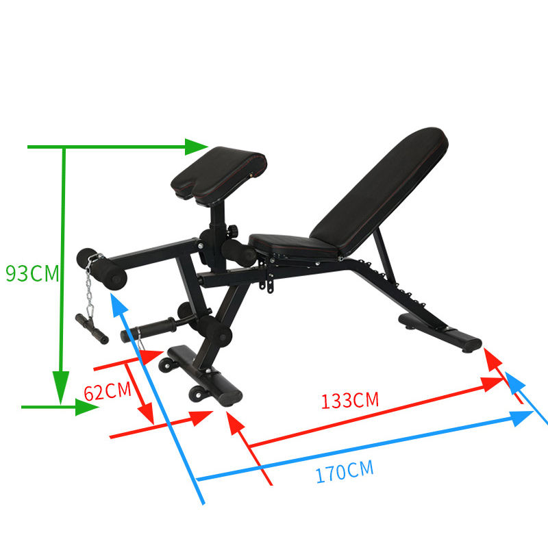 Bangku Angkat Beban Lipat Mult - Adjustable Weight Bench ulasan dan harga