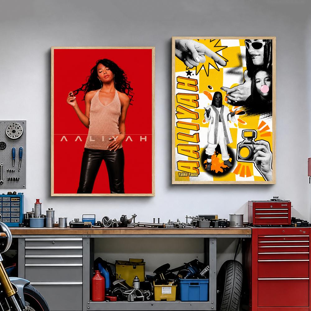 Poster Artis Musik R&B A-Aaliy - Home Gym Icon ulasan dan harga