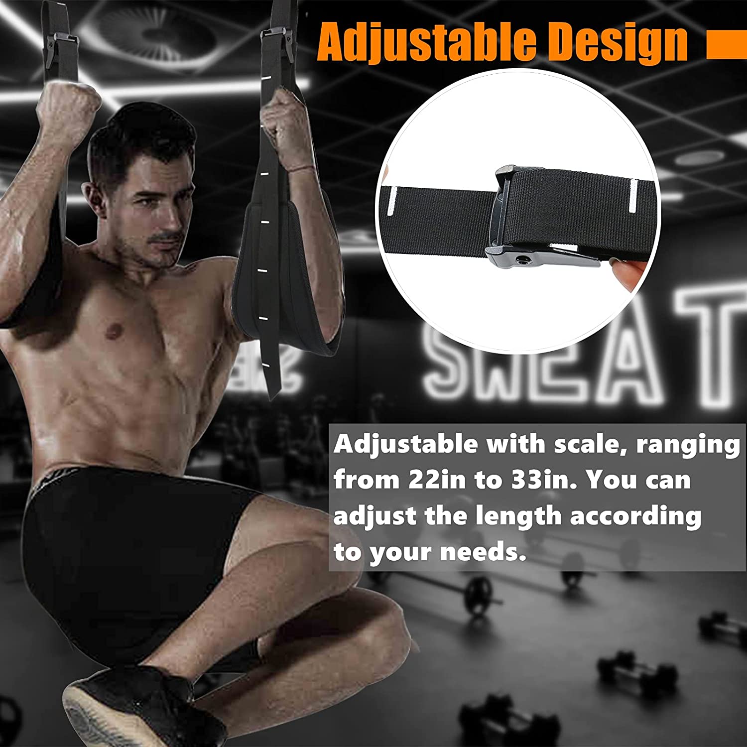 Tali Abdominal Adjustable deng - Home Gym Second ulasan dan harga