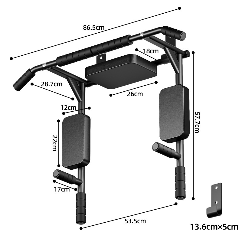 Bar Pull-Up Multifungsi yang D - Home Gym Wall Mounted ulasan dan harga