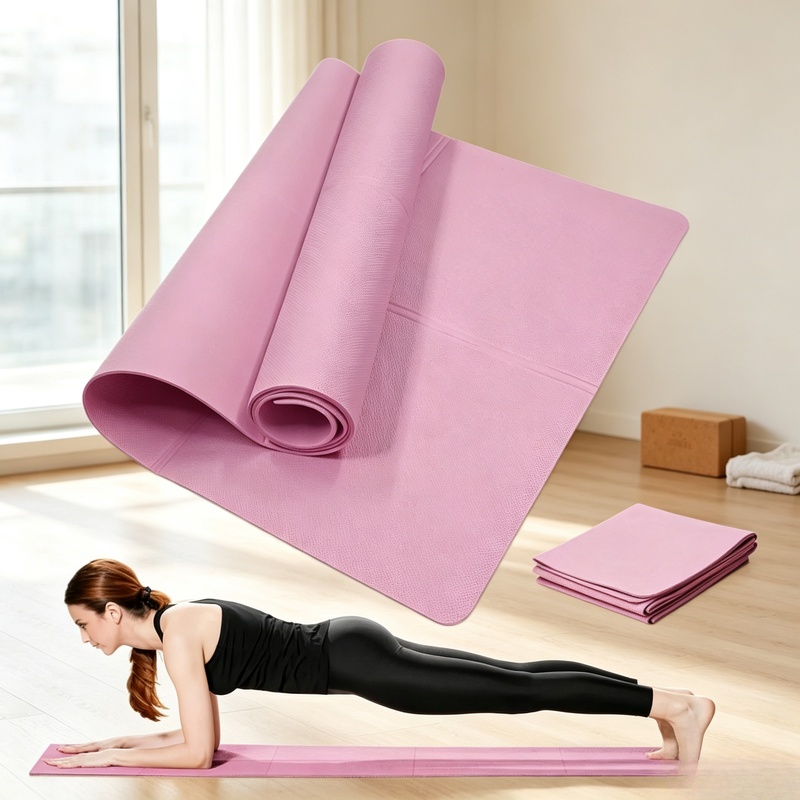 Matras Yoga Anti-Selip Tebal 4 - Home Gym Yoga Mat ulasan dan harga