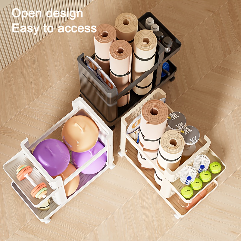Rak Penyimpanan Peralatan Kebu - Home Gym Yoga Storage ulasan dan harga