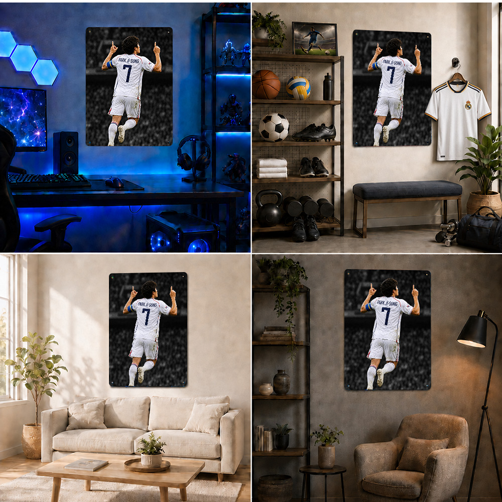 Poster Aluminium Sepak Bola Pa - Home Gym Icon ulasan dan harga